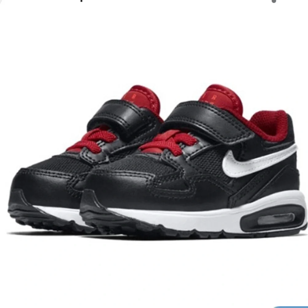 Nike Air Max sneakers toddler size 5C Black and Red boys shoes - Picture 1 of 9